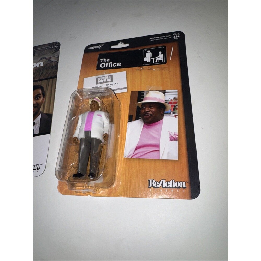 Super7 The Office Florida Stanley ReAction Figure Tom Haverford Parks Recreation - Picture 3 of 7